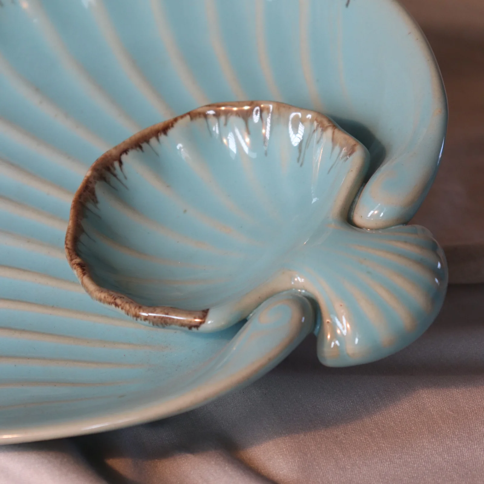 Azure Tide Shell Platter