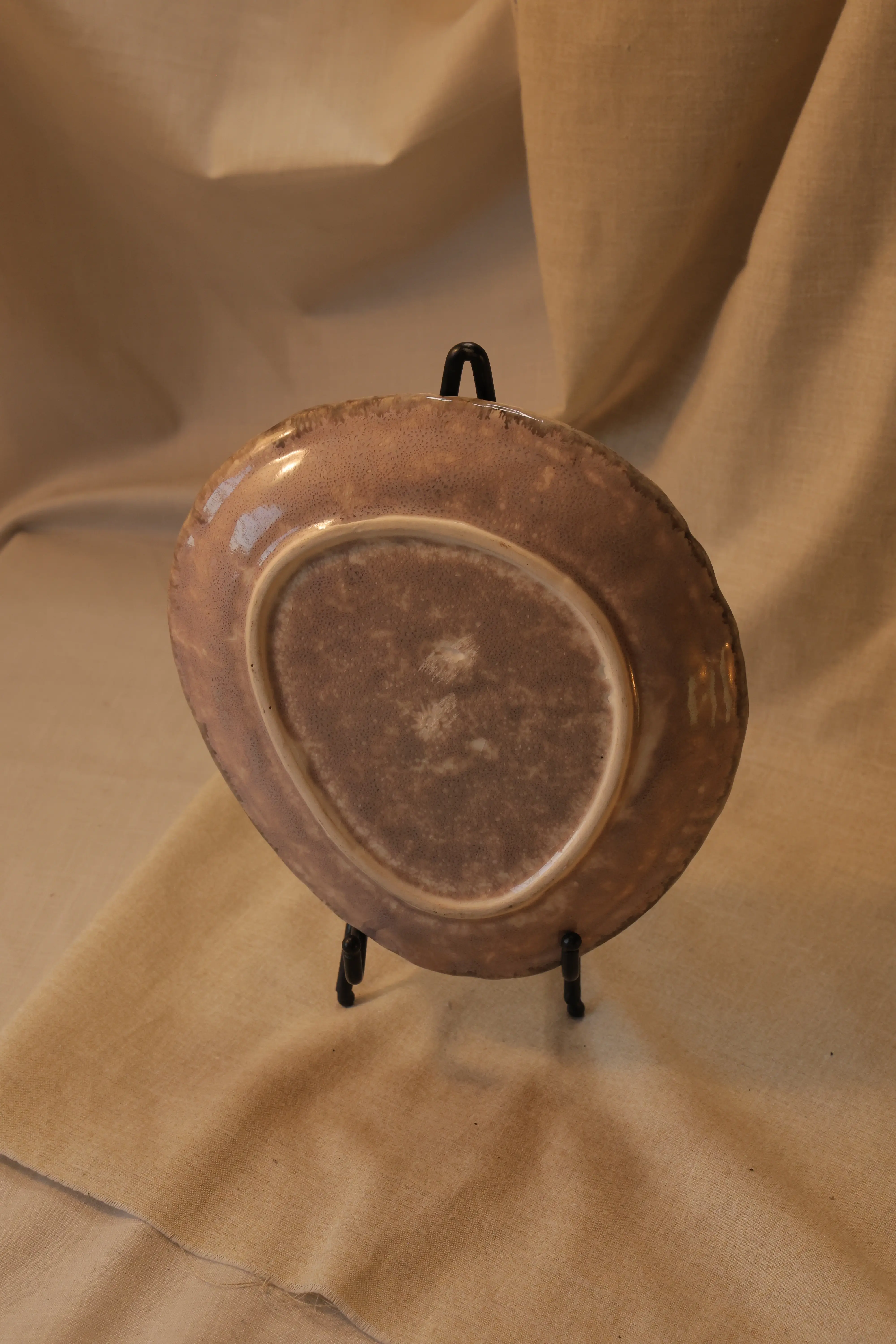 Round Hand Crafted ceramic Plates, For Home