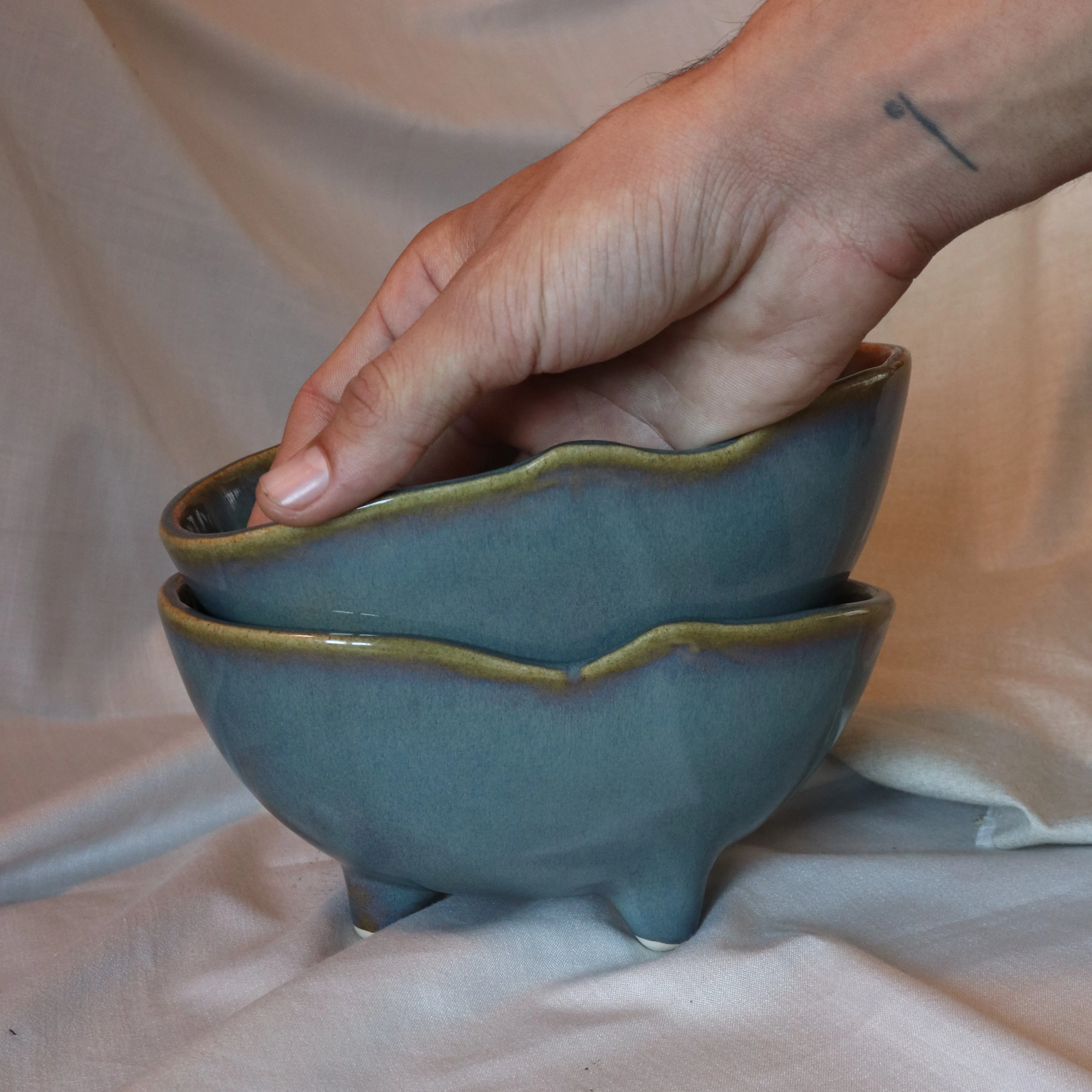 Serene Ripple Bowl
